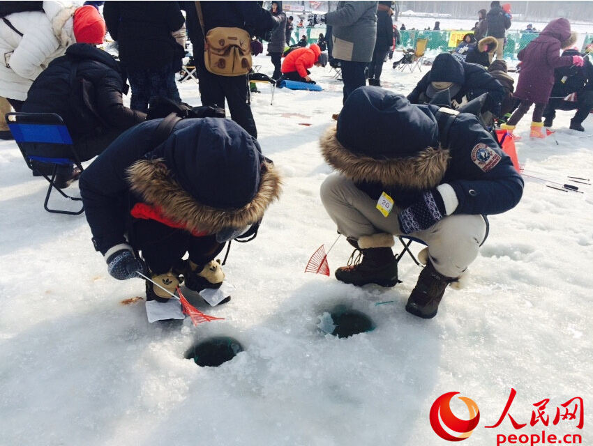 12月20日，韓國“平昌鱒魚節”在江原道平昌郡開幕。（攝影：張藝瑟）